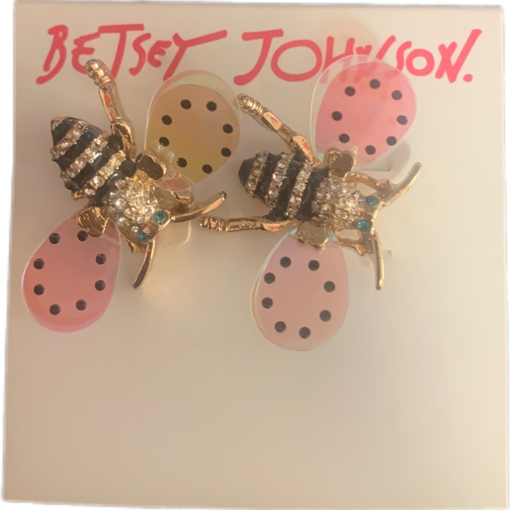 Bestsy Johnson Bumblebee Earrings.